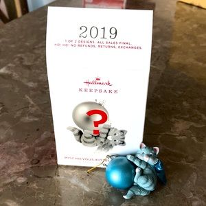 2019 Hallmark Mischievous Kitten Surprise ornament